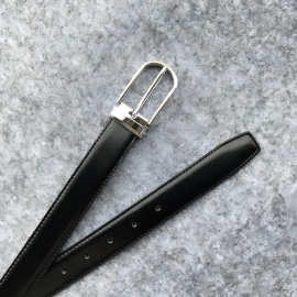 跨境热卖皮带男士腰带针扣真牛皮138纹3.0cm宽简约百搭牛仔裤带男