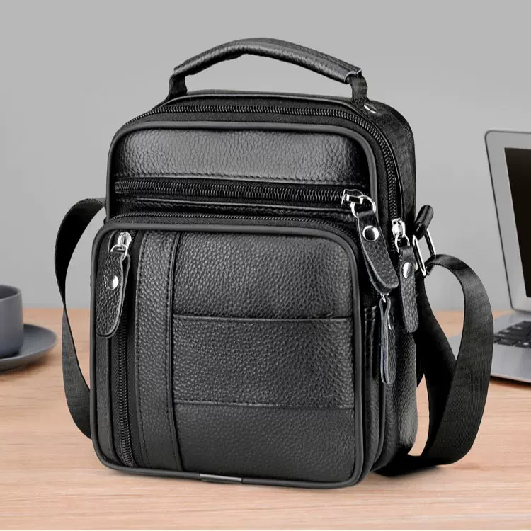 男士包包跨境新款斜挎包百搭单肩包高级感男包休闲时尚男手提包