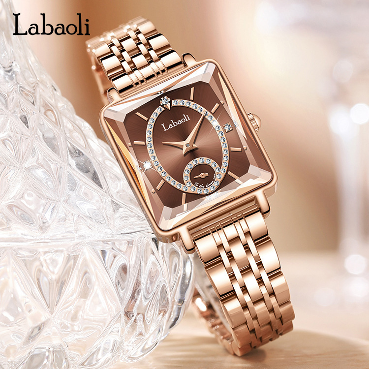 Labaoli laboli TikTok Live Venta caliente reloj de lujo para mujer correa de acero impermeable reloj de mujer al por mayor