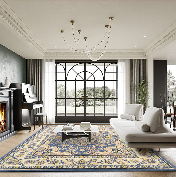 Fábrica de fuente personalizada alfombra acrílica hecha a mano lana punzonada LOGO sala de reuniones comercial sala de recepción alfombra de bienvenida