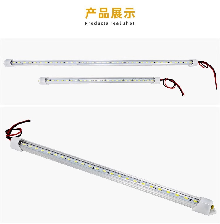 12V Light Tube 24V Led Car Truck Interior Light Strip Cabin Lighting Lamp Reading Light Tube Ceiling Light Strip Switch