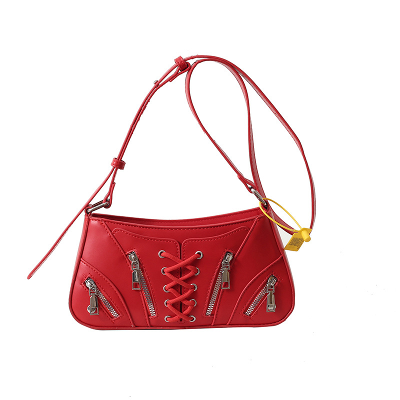 Bolso bandolera transfronterizo femenino 2024 nuevo estilo personalidad chica caliente estilo remache bolso de axila moda bolso bandolera de un solo hombro