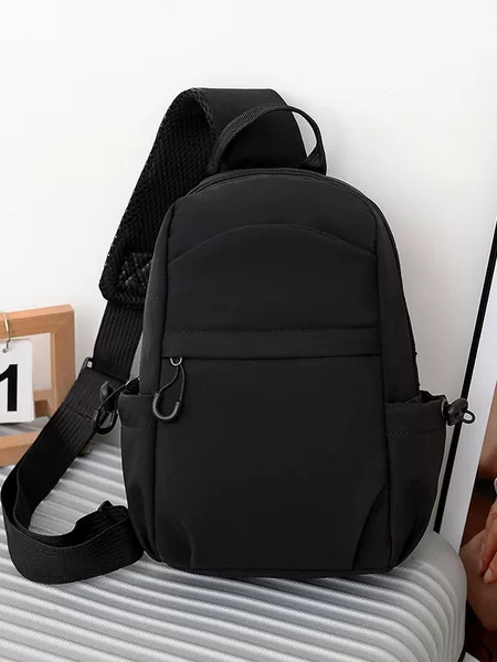 Multifunctional Sports Men's Bag, Business Commuting Student Backpack, Men's Chest Bag, Fashionable and Versatile Neck-Hanging Shoulder Crossbody Bag