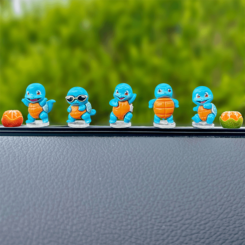 Nuevos adornos de automóviles lindos Jennie Tortuga interior consola central espejo retrovisor pantalla de automóvil eléctrico artículos de decoración de automóvil