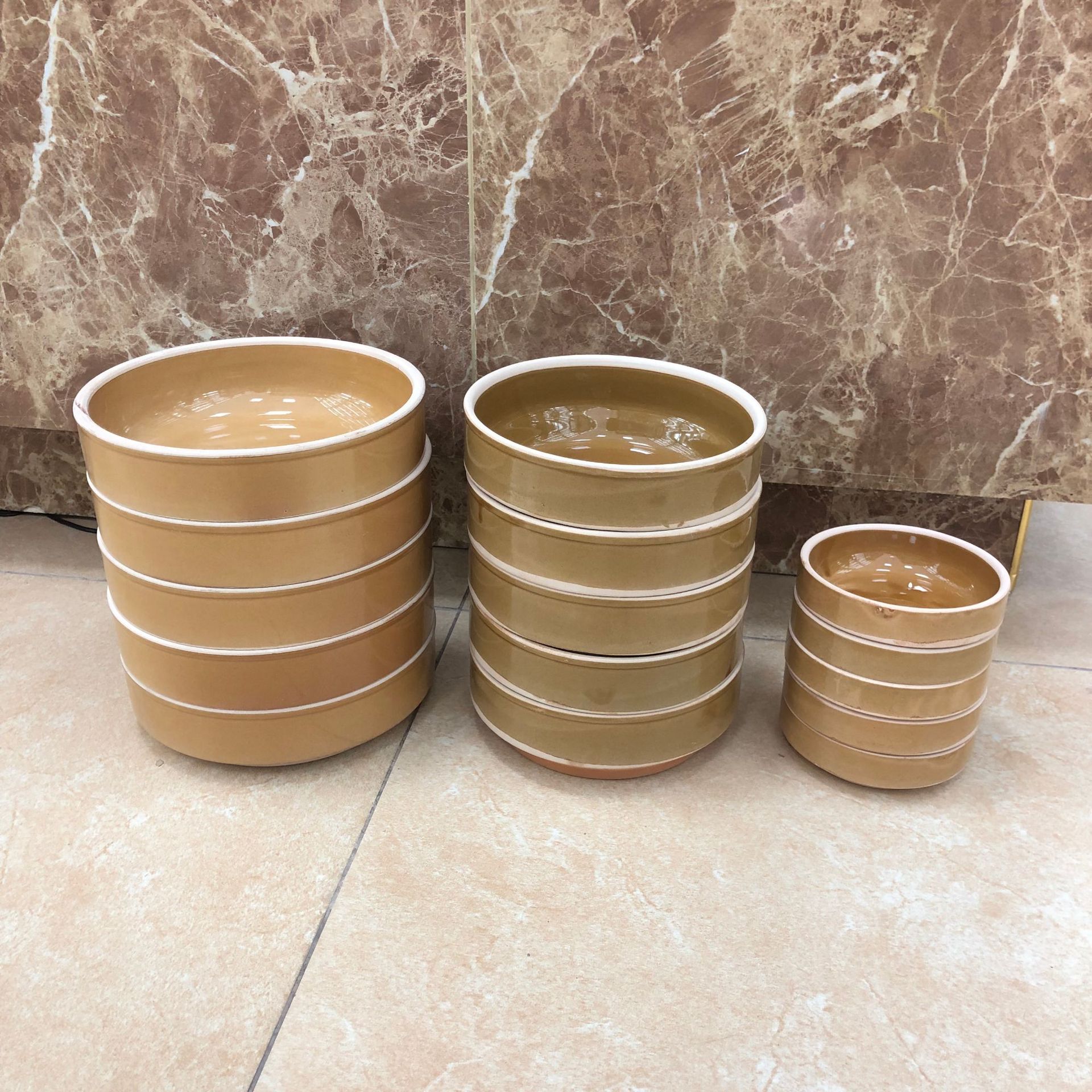 高温瓷老式蒸饭碗粗陶碗快餐店小吃碗蒸饭蒸菜碗钵仔碗饭店蒸碗盘