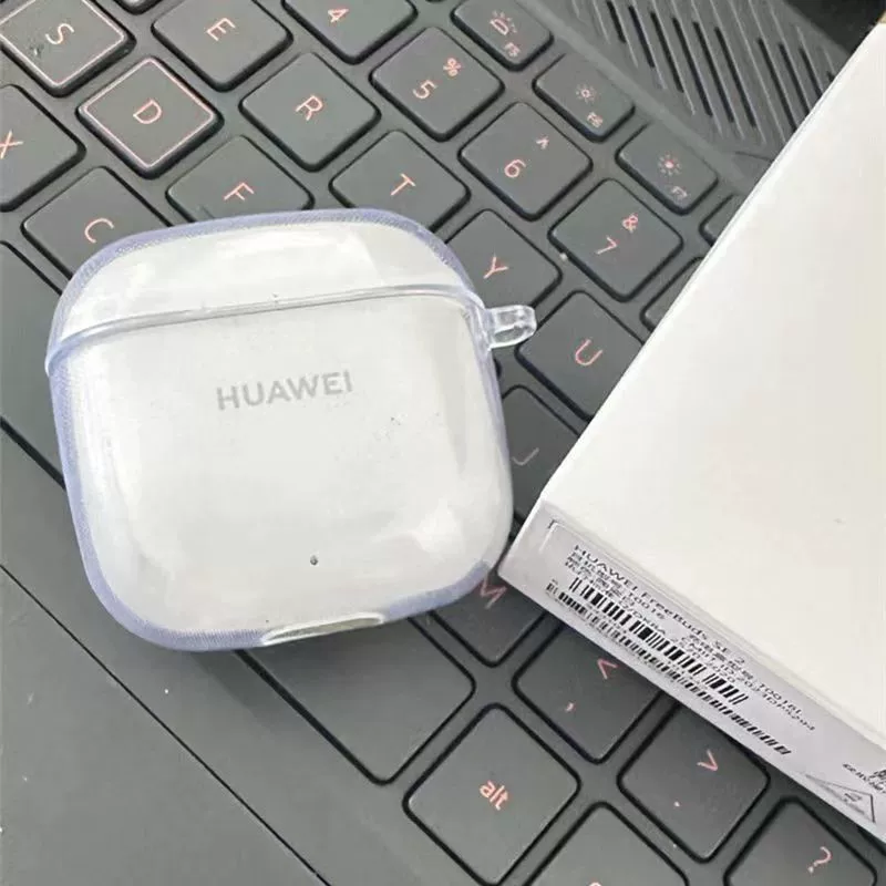 Huawei, совместимый прозрачный защитный чехол для наушников