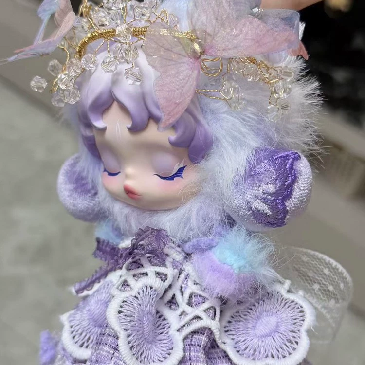 (DollPANDA) POP MART SKULLPANDA Light Weaver Garden зимняя серия движущихся кукол, одежда для куклы