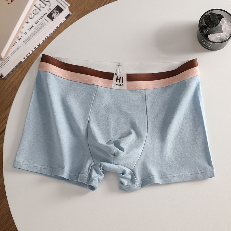 Hombres algodón moda algodón antibacteriano entrepierna grafeno suelta pantalones de calzado transpirables sin marcas