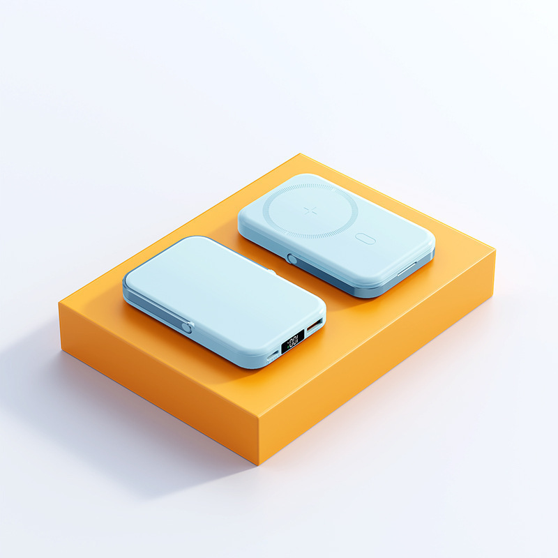 22.5 ワット磁気ワイヤレス電源銀行 10000 mAh 20000 時計携帯電話急速充電にはユニバーサルケーブルブラケットが付属しています|undefined