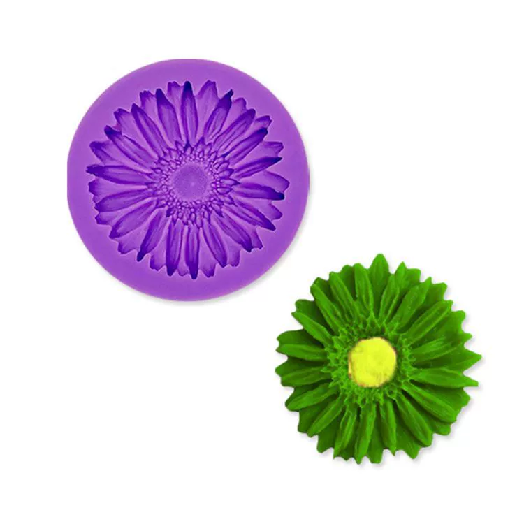 Аcrylic silicone mold, fondant solar-powered, flowered, sunflower