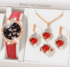 레드 + 레드 러브 다이아몬드 액세서리