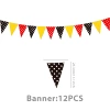 Pennant 12PCS-polka dot birthday