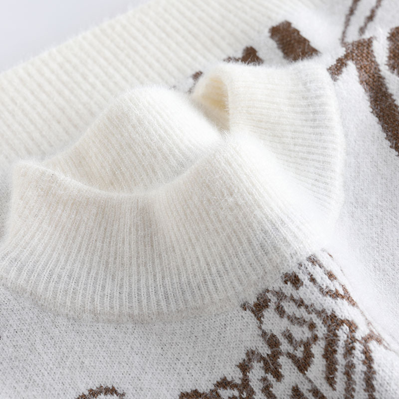 Pull tricoté chaud pour homme et femme, nouvelle collection automne/hiver 2024_voghion.com