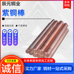 廠家現貨T2紫銅棒紅銅棒實心棒 電極模具放電圓棒3-200mm零切純銅