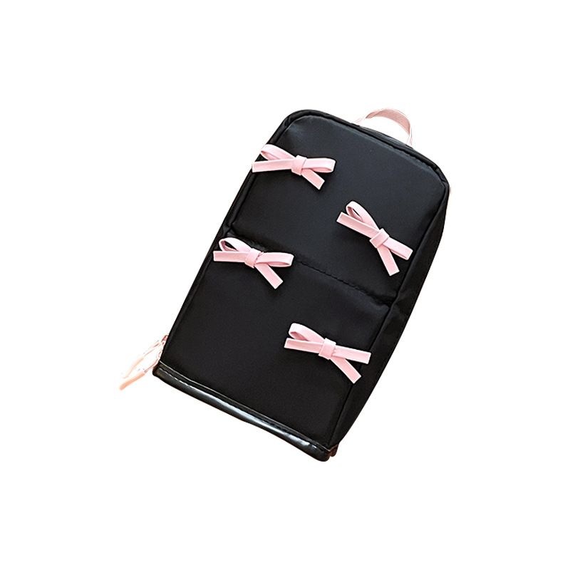 Nueva bolsa de maquillaje de gran capacidad de partición bolsa de maquillaje vertical pequeña bolsa de maquillaje portátil de cepillo de almacenamiento barril