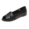 Fish mouth women's sandals-black