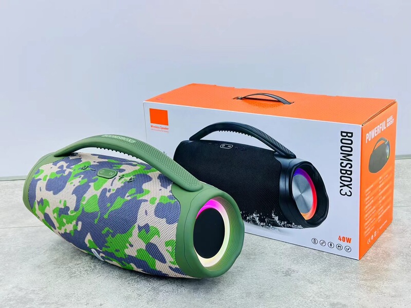 外国貿易bluetoothスピーカー40w大戦神3led大音量BOOMSBOX3重サブウーファ屋外携帯携帯携帯|undefined