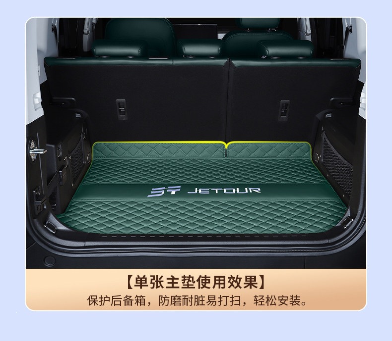 Suitable for 24-26 models of Jetour Shanhai T2 five-seater/seven-seater, full-coverage trunk mat for Shanhai T2