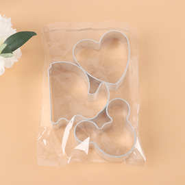 跨境批发饼干模具按压式铝合金铝制加厚现货创意diy烘焙用具