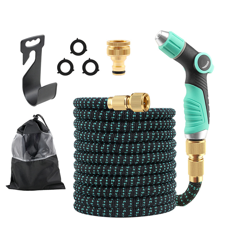 Sihirli Esnek Hortum, Araba Yıkama ve Bahçe Sulama İçin Yüksek Basınçlı Teleskopik Su Tabancası Otomatik Sulama Başlığı_voghion.com