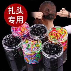 橡皮筋女扎頭小高彈力加粗一次性大人耐用加厚黑色膠圈兒童不傷發