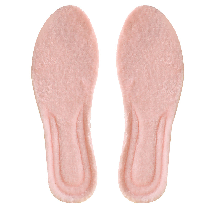 Calentamiento con camelón, plantilla de invierno, absorción de sudor, antiolor, suave y cómoda, plantilla de mierda.