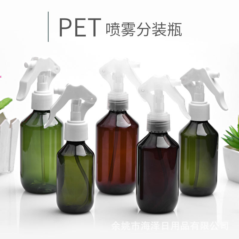 100ml150ml200ml细脖瓶24口塑料PET瓶H04小老鼠细喷雾头清理液瓶