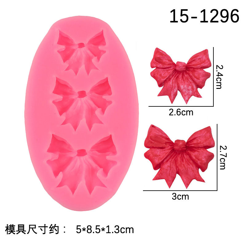 Nuevo arco de silicona molde decoración de la torta de chocolate fondant molde epoxi colgante decoración de la caja del teléfono