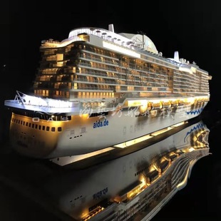 200cm Artificial Luxury Cruise Ship Enterprise Batch Customization Company Ornaments Haiyifang Artificial Ship Model Factory