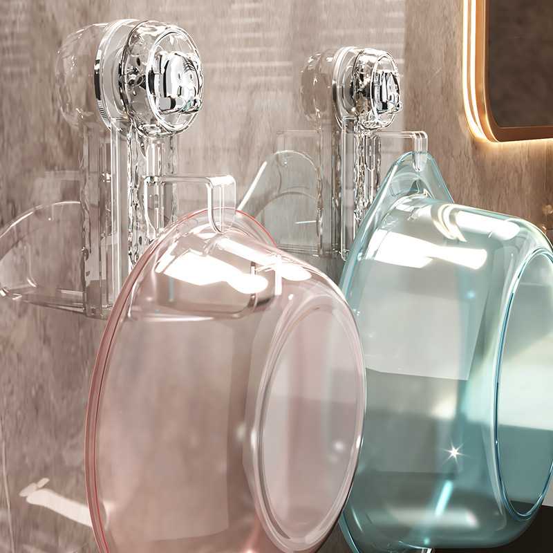 Internet Celebrity Bear Washbasin Storage Rack Hook Basin Suction Cup Storage Rack Hanging Basin Bathroom Bathtub Punch-free Household Bath