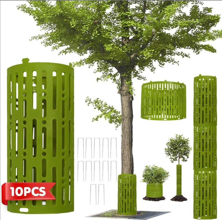 Защитный чехол для деревьев, пластиковый регулируемый комбинированный защитный чехол для растений, защитный чехол для коры, защитный чехол для саженцев