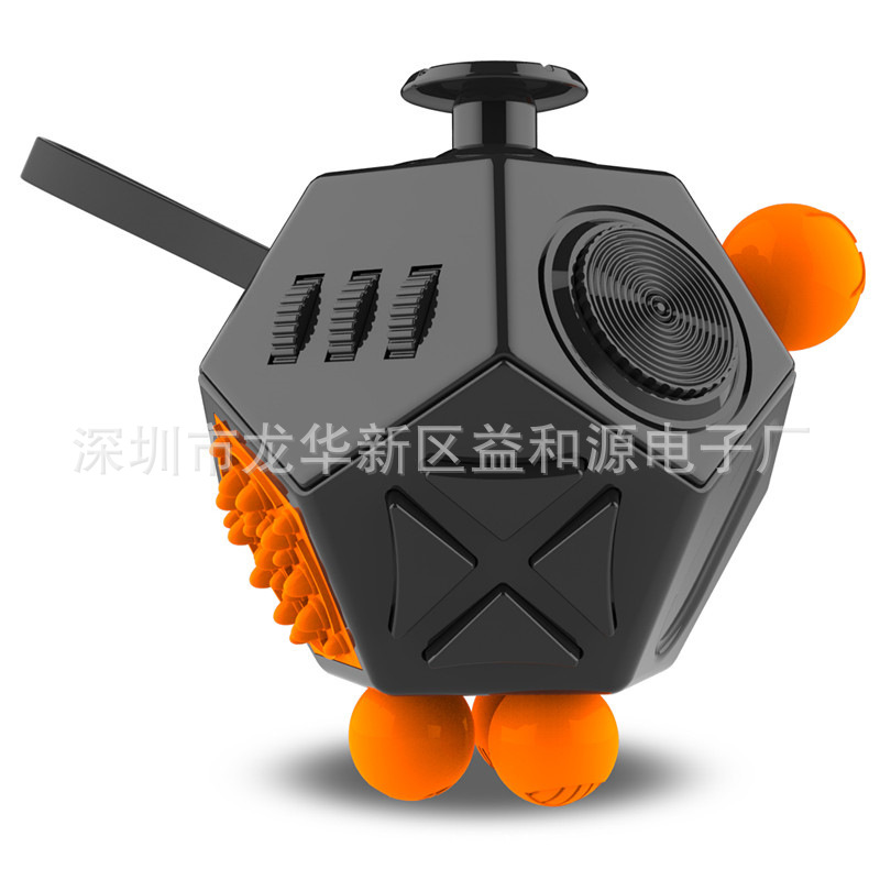 Descompresión de suministro directo de fábrica Cubo de Rubik Segunda Generación Dados de descompresión en caliente de 12 lados Dados de descompresión de cubo de Rubik de segunda generación Artefacto de descompresión