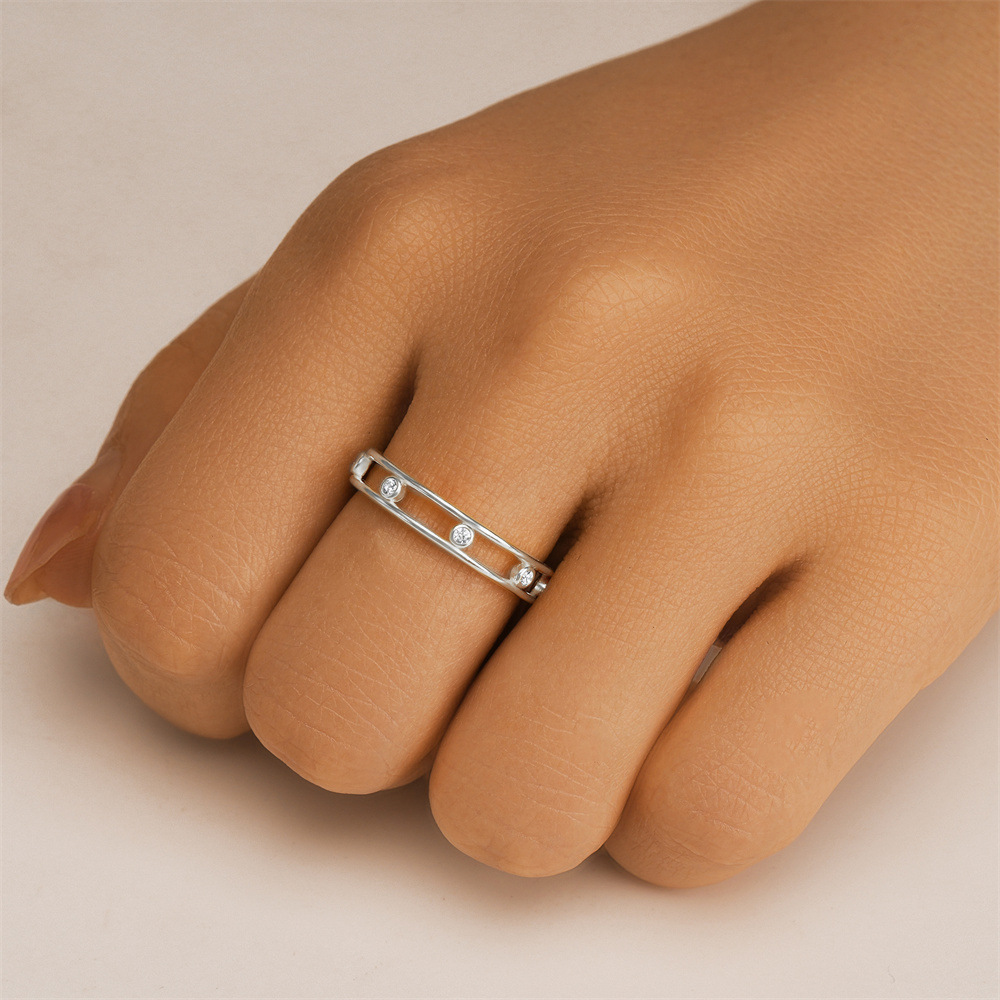 2g Weight Zircon Inlay Material Open Rings Classification Adjustable Ring Size 1 Piece Quantity Daily Occasion 925 Sterling Silver Material Cross, Heart Shape, Butterfly Pattern All Seasons Season Women's Gender Plating, Inlay Design Simple Style, IG Style Style 925 Sterling Silver Zircon Cross Heart Shape Butterfly Open Rings 925 Sterling Silver Rings 24