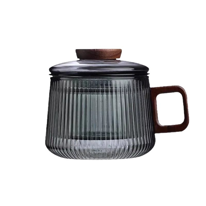 Taza de Té de Vidrio de Borosilicato Alto, Resistente a Altas Temperaturas, para Oficina