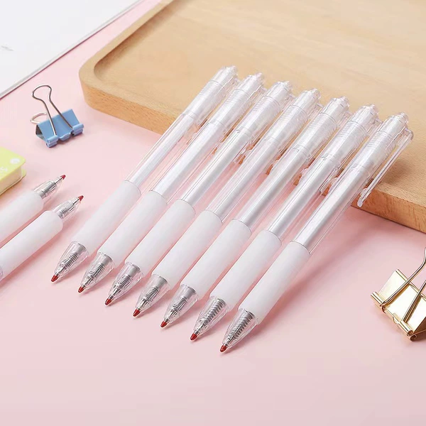 White rollerball pen
