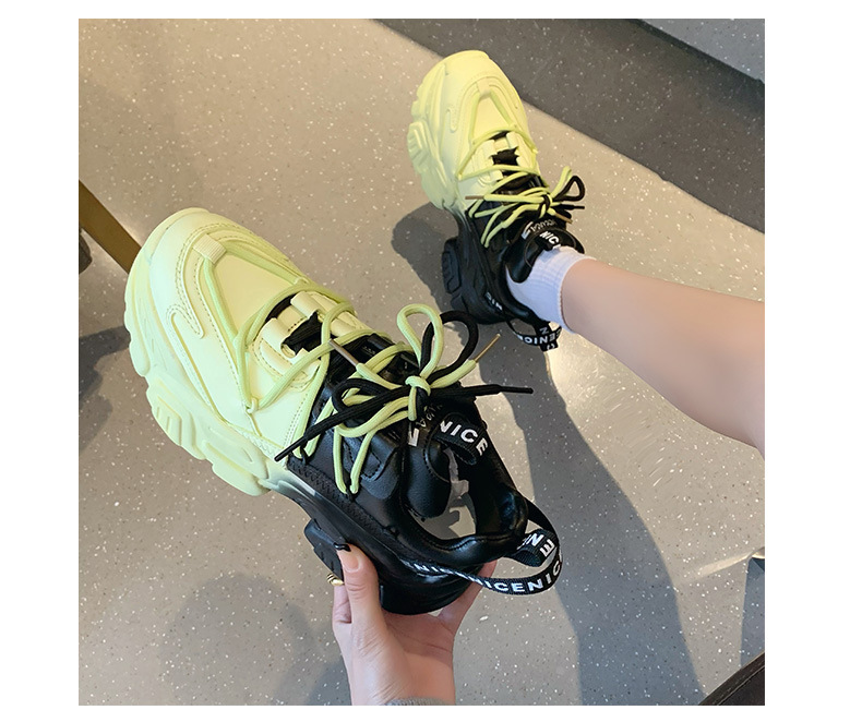 Vrouwen Chunky Sneakers Dikke Bodem Platform Vulcaniseer Schoenen Mode Ademend Casual Running Schoen Voor Vrouw Vrouwelijke