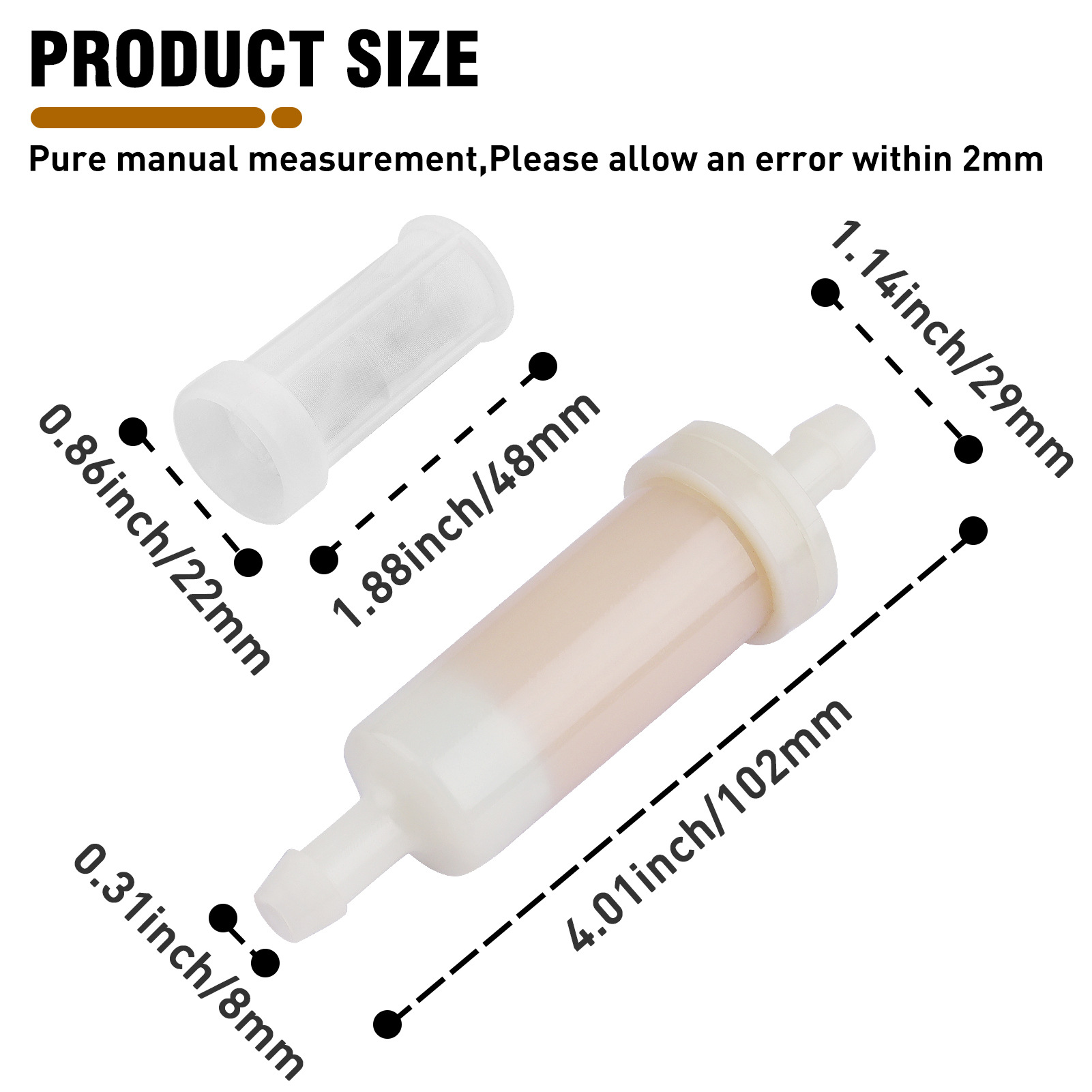 Marine Parts 275000262 Fuel Filter Element Engine Fuel Filter 275000051 Suitable for Dodge