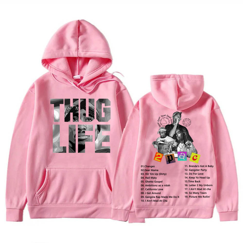 2pac Greatest Hits Song Hip Hop Pop Music Hoodie Sweatshirt
