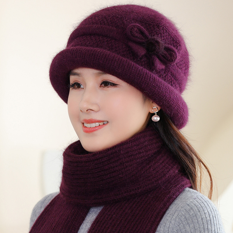 (light hat) eggplant purple