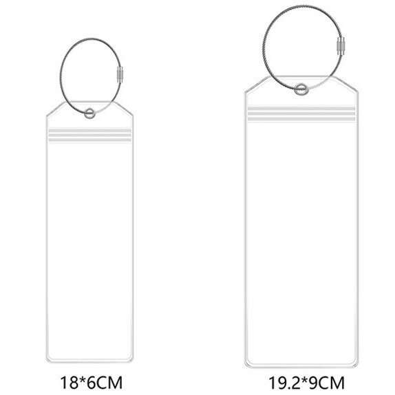 Amazon hot spot pvc luggage luggage case registration anti-lost transparent sealed chain waterproof card sleeve Amazon hot spot pvc luggage luggage case registration anti-lost transparent sealed chain waterproof card sleeve