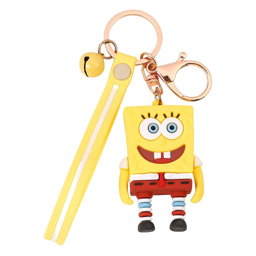Bob Esponja Pai Big Star Llavero Colgante Dibujos animados creativos Pareja linda Bolso Llavero Colgante Regalo pequeño