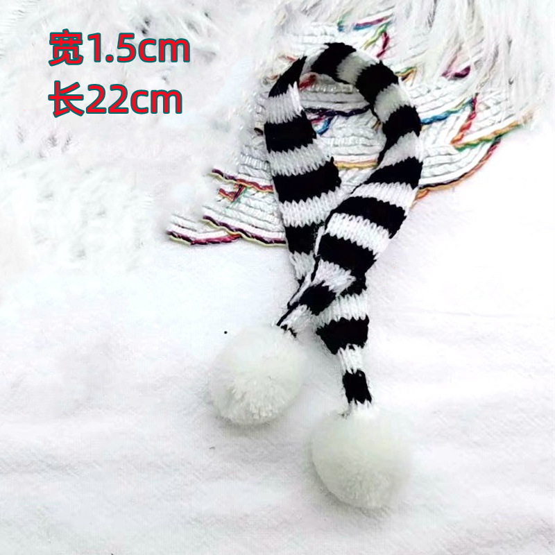 Venta caliente jefe perro 14cm felpa muñeca suéter Ropa Accesorios colección Navidad traje en stock al por mayor