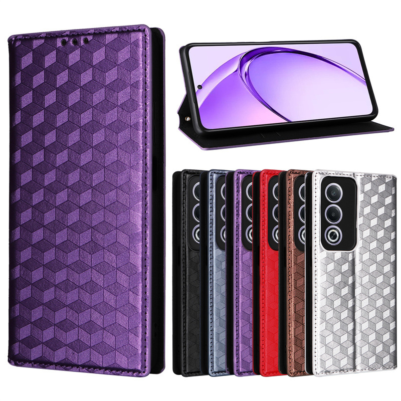 For OPPO A3 Pro 5G mobile phone case OPPO A80 5G mobile phone leather case suction bracket wallet card case