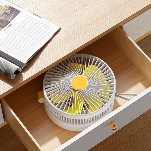  New Desktop Foldable Wall-mounted Air Circulating Oscillating High Wind Power Portable Large Capacity USB Charging Fan