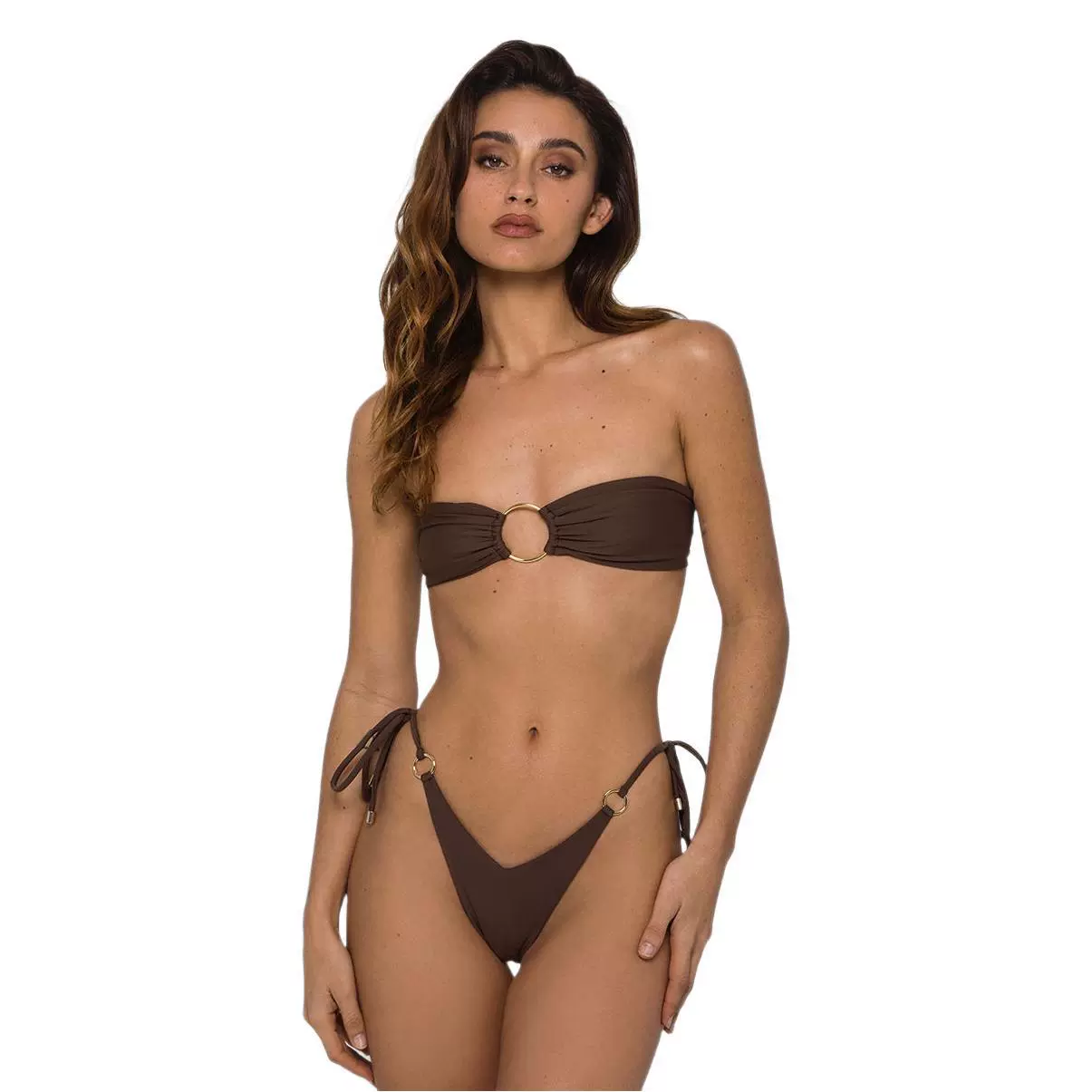 (Cross-border trading), solid bra top, split sexy swimwear, high-quality style