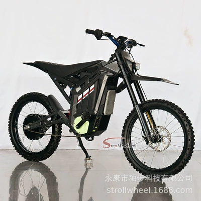 Best-Selling Overseas High-Speed Off-Road Elektrikli motosikletlər - carbon-fiber-black-72v36ah