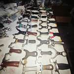 不锈钢快压龙齿弹弓夹片树脂不锈钢热销钛合金弹弓货源裸弓批发