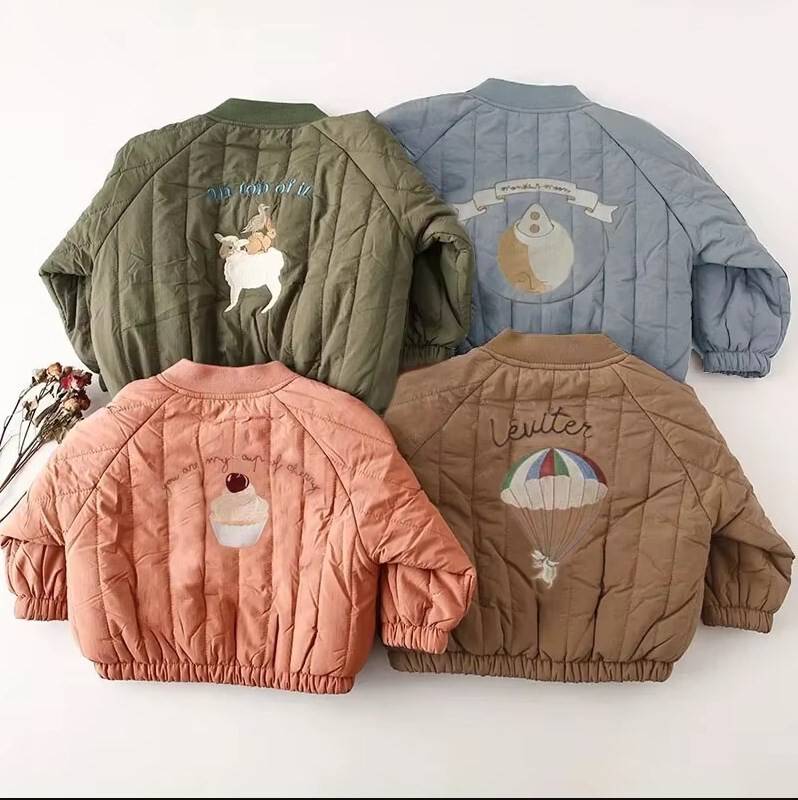 Baby Jackets ins wind KS children's flight jacket cotton-padded jacket children's cotton-padded jacket cross-border e-commerce ozon