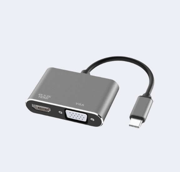 Type-C - 100Mbps ネットワークポート 8-in-1 ハブ拡張ドック iPhone/PC ハブ ビデオコンバーター|undefined