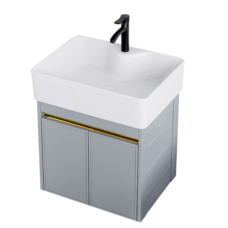 Apartamento pequeño hogar montado en la pared lavabo combinación balcón ultra estrecho tamaño pequeño lavabo cuarto de baño mesa de lavado